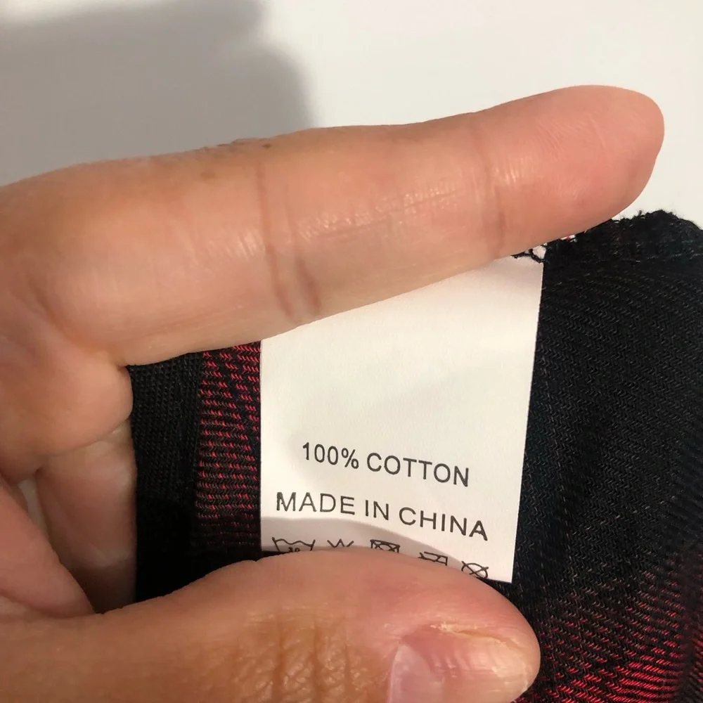 NEW Amaryllis Red Black Plaid Oversized Kimono Small Lumberjack Cabincore Grunge
